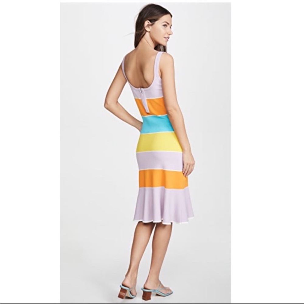 Tanya Taylor Noreen Knit Striped Dress Size Medium - Picture 2 of 16